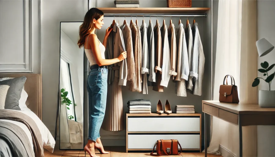 少ない服で着回せるワードローブの作り方